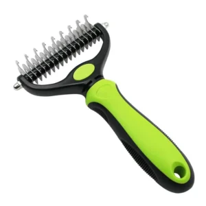 Double Sided Undercoat Pet Rake Brush