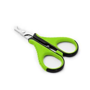 Cat Nail Clipper with Safety Lock and Spring-Loaded Mechanism